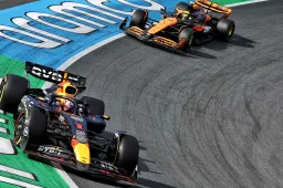 Verstappen ziet Norris aan horizon verdwijnen en moet genoegen nemen met P2