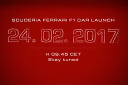 LIVE VIDEO: De onthulling van de nieuwe 2017 Ferrari!