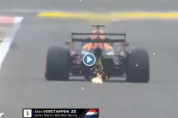 VIDEO: Verstappen's rear wing jumping up and down
