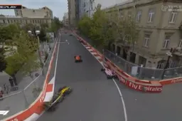 WATCH: Ocon crashes at the hands of Raikkonen!