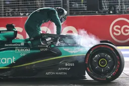 Stroll tras su fuerte accidente: "El coche no aguantó y eso fue todo"