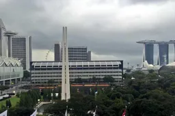 Krijgen we zondag de eerste natte Grand Prix van Singapore?