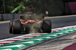 Charles Leclerc out of FP2 after heavy crash