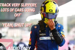 Listen: The final emotional minutes of Norris at GP Russia