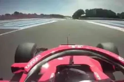 Sebastian Vettel nam tijdens VT1 bijna de verkeerde afslag op Paul Ricard