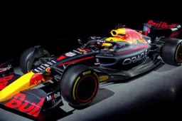 Gelekte beelden duiken op van wat mogelijk de RB18 van Verstappen is
