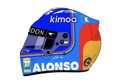 Fernando Alonso onthult zijn helm voor 2018!