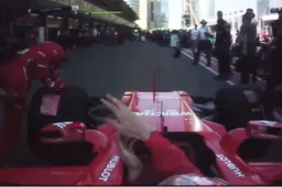 WATCH: Baku 2017 - Raikkonen gets dragged out of pit without steering wheel!