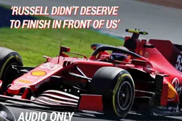 Sainz boos op Russell: 'Hij verdient die plek niet!'