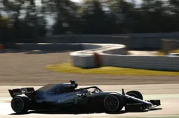 George Russell tops final day of testing for Mercedes
