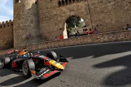 Comical moment as Red Bull juniors crash almost simultaneously