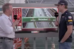 Video: Verstappen geeft Brundle een masterclass!
