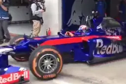 Viervoudig MotoGP wereldkampioen Marc Marquez test in een Formule 1 bolide