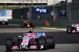 Force India bezig met inhaalrace constructeurskampioenschap