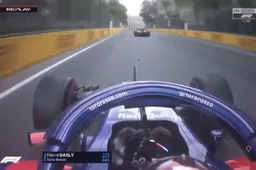 WATCH: The almost MEGACRASH between Gasly and Hartley!