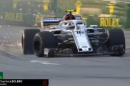 WATCH: Leclerc's rookie mistake in FP1!