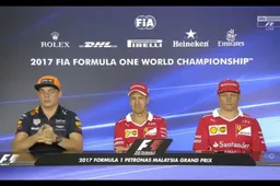 Video: Persconferentie Maleisie met Verstappen, Vettel en Raikkonen