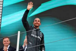 Hamilton's championship-winning car is being put back together