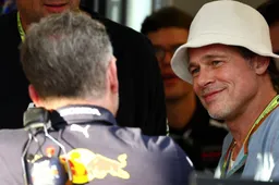 Brad Pitt enjoys watching Verstappen: 'Lovely to see you race'