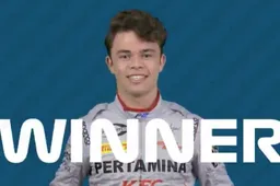 De Vries imponeert op natte Hungaroring en wint F2 race!