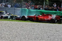 Vettel three points from a race ban!