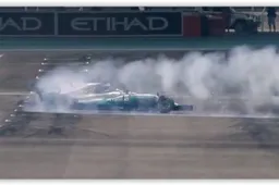 Ook dit jaar trakteert Mercedes donuts in Abu Dhabi...