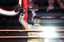 Internet ziet Verstappen-Leclerc aanvaring in Vegas: 'Just an inchident'