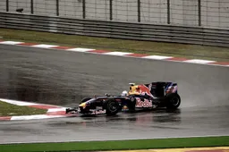 Regen tijdens GP China