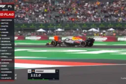 Meteen een rode vlag tijdens de eerste vrije training in Mexico