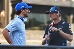One last favour? Verstappen thanks Ricciardo for helping his F1 title push