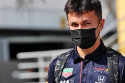 Albon will drive at Williams with the Red Bull logo on his helmet after all