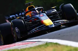 Verstappen moet Norris voor zich dulden na rode vlag in VT2 Hongarije
