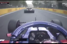 WTF! Pierre Gasly ontwijkt potentiële MEGACRASH met teamgenoot in Azerbeidzjan!