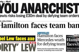 Britse media: Mercedes gaat mogelijk Hamilton ONTSLAAN!