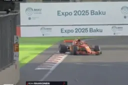 Kimi Raikkonen toont grandioze wagenbeheersing tijdens Q3 in Azerbeidzjan!