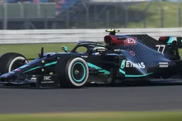 The black livery of the Mercedes W11 has been added to F1 2020
