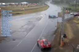 La lluvia provoca numerosos accidentes en las 24 Horas de Le Mans