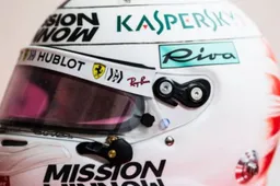Sebastian Vettel's new helmet for the Japanese Grand Prix