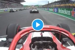 De weergaloze start van Raikkonen, van P16 richting de top vijf!