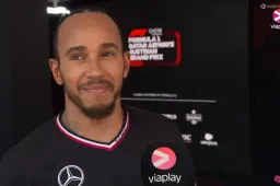 Zien: Hamilton heeft bijzonder weinig te melden na de sprintrace
