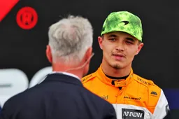 Internet reacts to British GP: This is how Norris opens the champagne bottle!