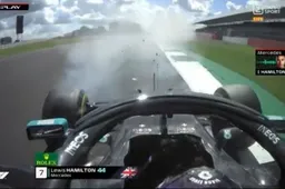 Hamilton brings out red flag during qualifying