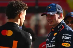 Norris brinca com fã que diz que Verstappen é mais rápido: "Vá para a cama"