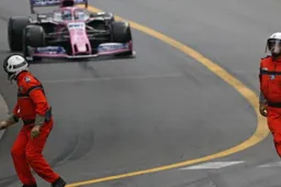 Pérez explains bizarre moment with marshals: "I nearly killed him!"