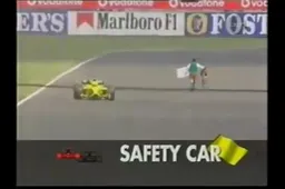 WATCH: MADNESS as track invader gatecrashes 2003 British Grand Prix!