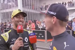 Verstappen en Ricciardo dollen: "Ik was boos na jouw kwalificatie"