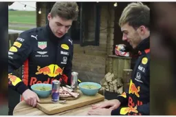 Max Verstappen trakteert Gasly op Nederlands eten bij Omroep Flevoland