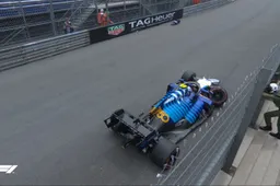 Latifi raakt de muur flink en beëindigt zijn derde vrije training vroegtijdig