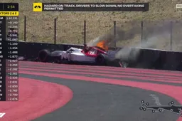 CRASH: Ericsson knalt zijn Alfa Romeo Sauber in de muur!