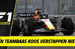 'Hoe triest is het dat Verstappen niet bij iedereen op 1 staat?'